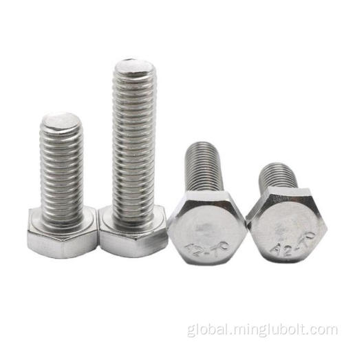 China MINGLU stainless steel A2 bolt nut fastener Factory